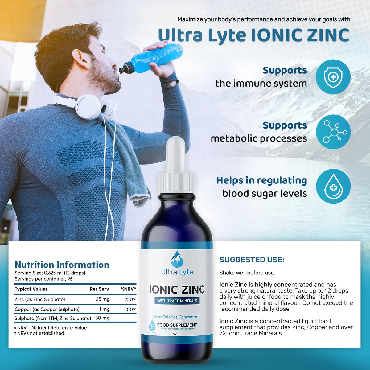 Ionic Zinc 59ml – Ultra Lyte
