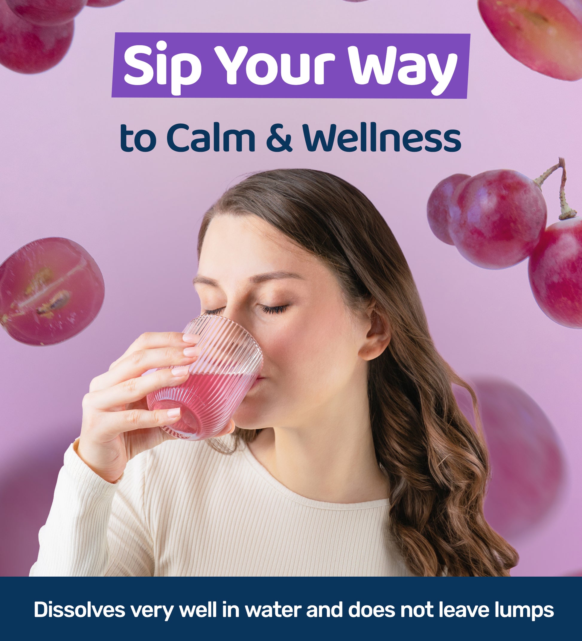 Magnesium Glycinate Powder 168g - Grape