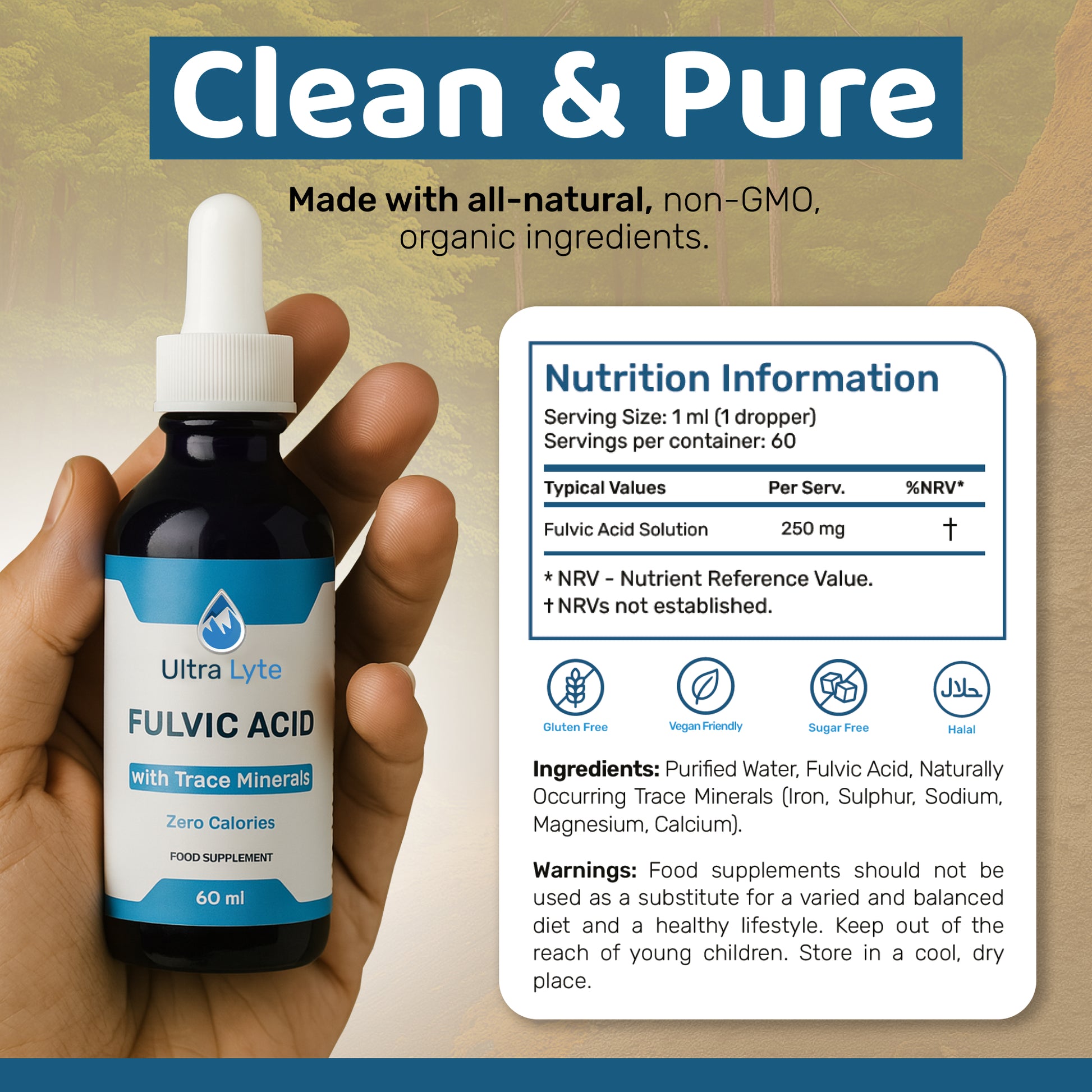 Ionic Fulvic Acid 60ml