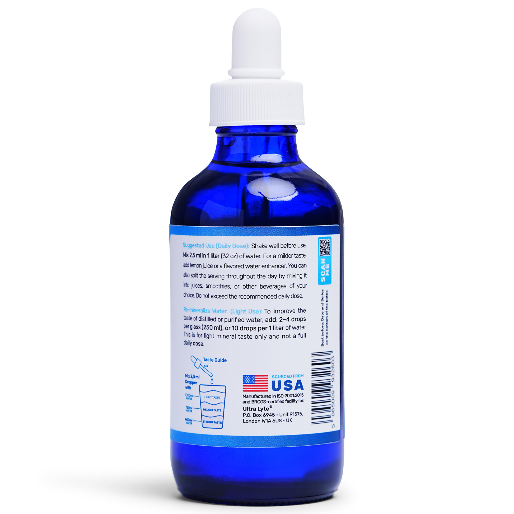 Electrolyte Drops 120ml - Glass Bottle