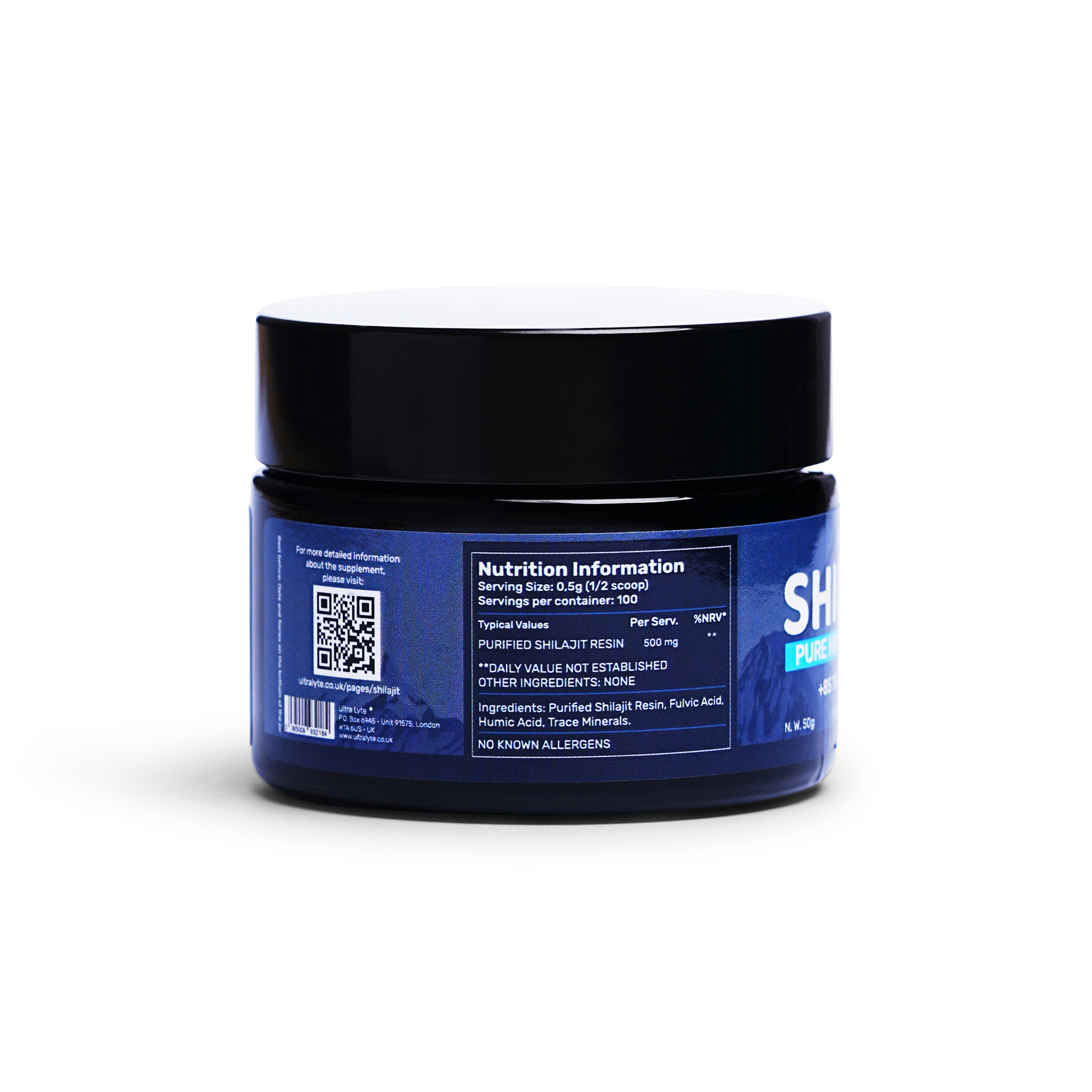 ULTRA LYTE 100 % reines organisches Shilajit 