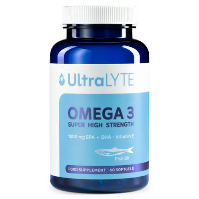 Ultra Lyte Omega 3 Super High Strength 60 and 120 softgel packs
