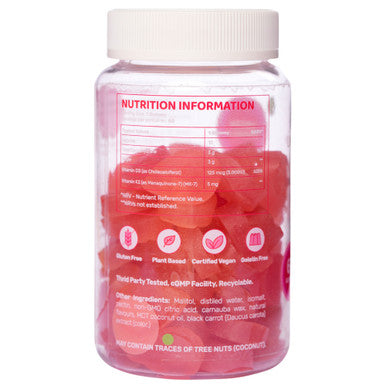 Ultra Lyte  D3 + K2 Gummies Strawberry - 60 Count