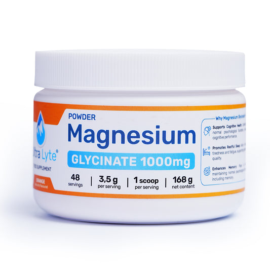 Magnesium Glycinate Powder 180g - Orange