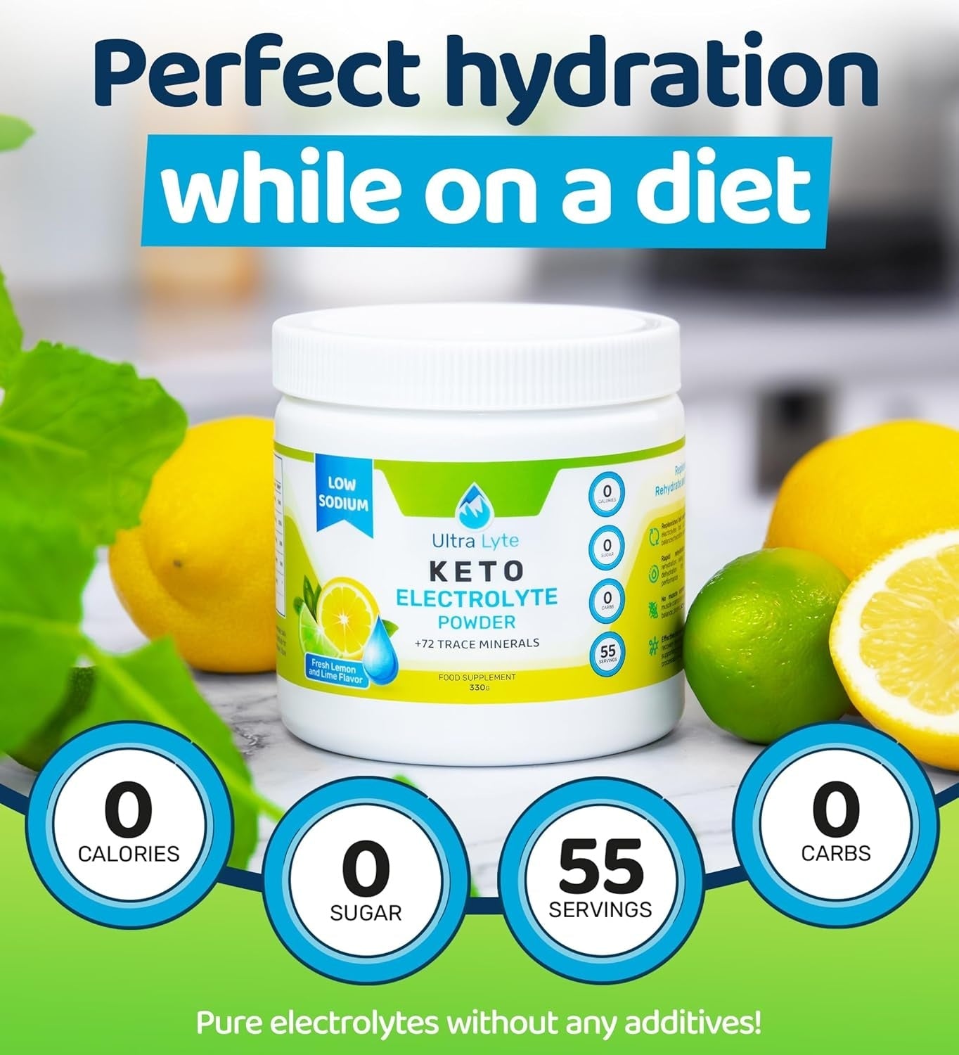 Ultra Lyte Keto Electrolyte Powder 330g - Ultra Lyte