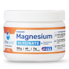 Ultra Lyte Magnesiumglycinat-Pulver 180 g - Orange