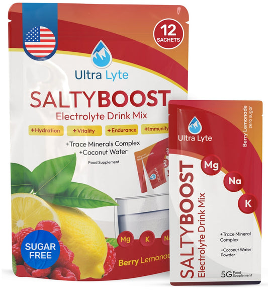 Ultra Lyte SaltyBoost Berry Lemonade Sachets - Ultra Lyte