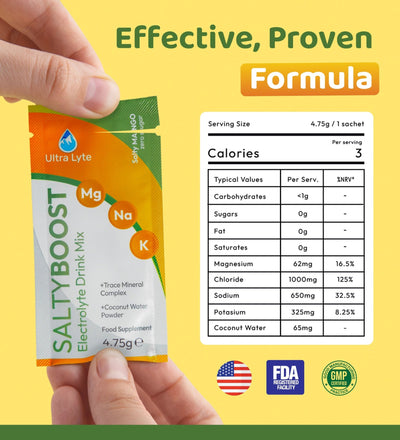 Ultra Lyte SaltyBoost Mango Sachets - Ultra Lyte