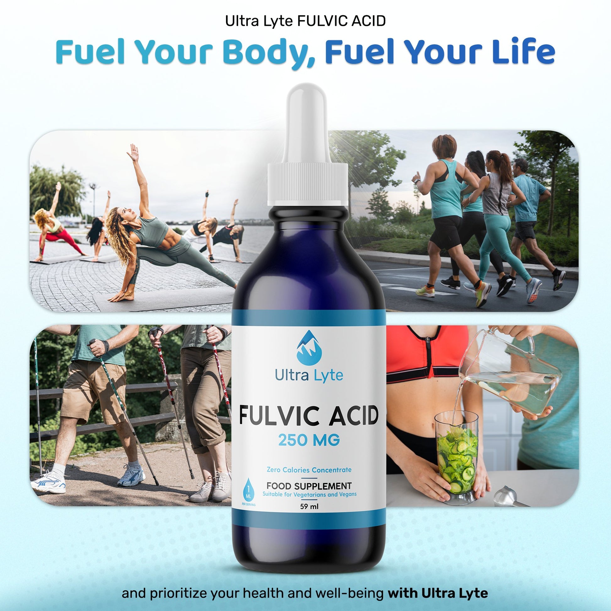 Ionic Fulvic Acid 59ml - Ultra Lyte