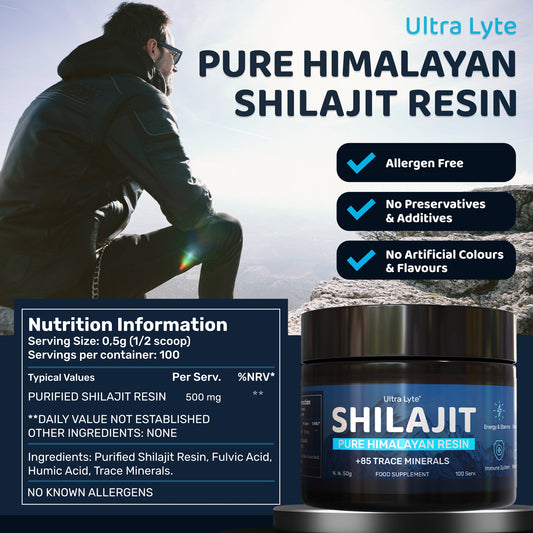 ULTRA LYTE 100% Pure Organic Shilajit - Ultra Lyte