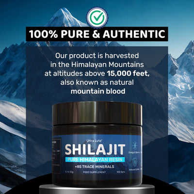 ULTRA LYTE 100% Pure Organic Shilajit - Ultra Lyte